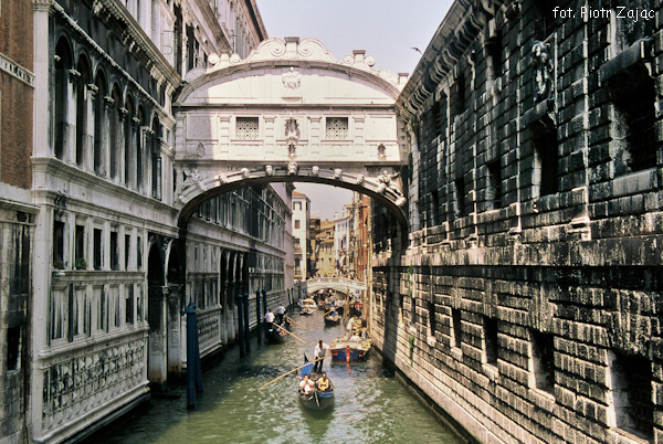 The Bridge of Sighs in Venice