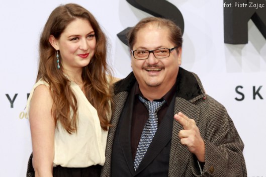 Juergen Tarrach with his daughter attend " Skyfall " premiere in Berlin