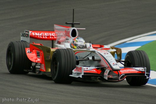 Formula 1 car - Force India team Formula 1 car from Force India team