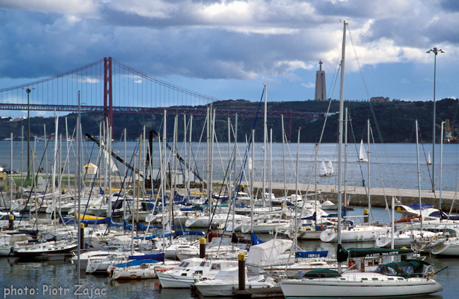 The 25 de Abril Bridge in Lisbon