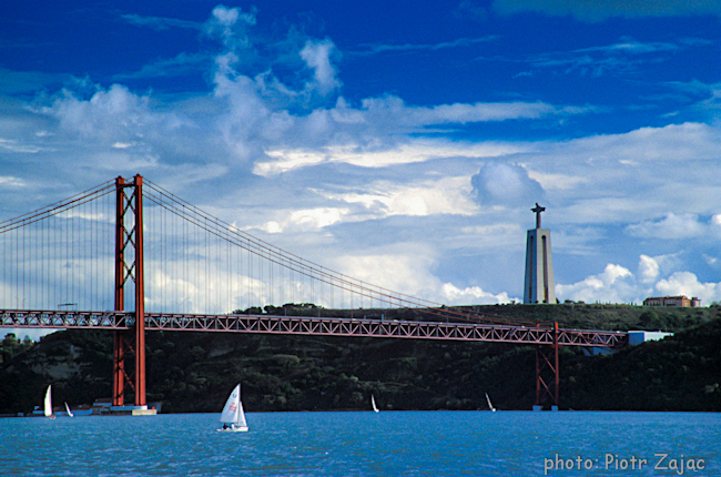 The 25 de Abril Bridge in Lisbon
