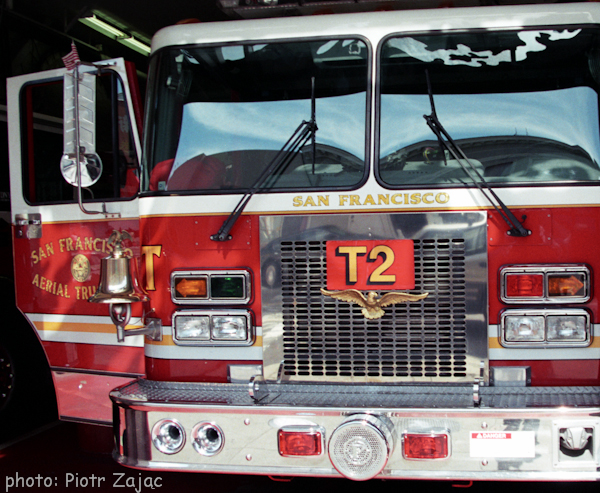 Fire truck in San Francisco
