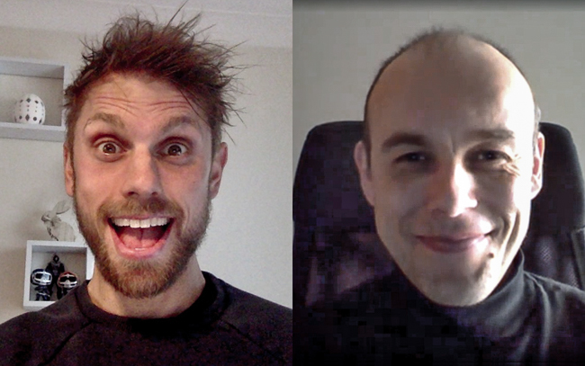 Andy Lister and Piotr Zajac