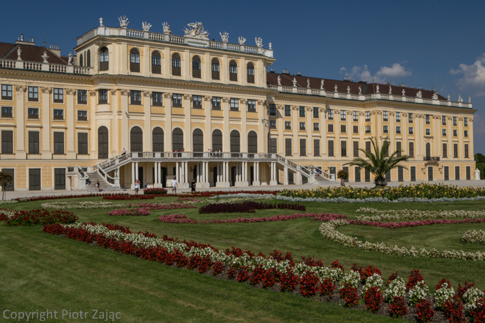 Schönbrunn Palace in Wien, Austria