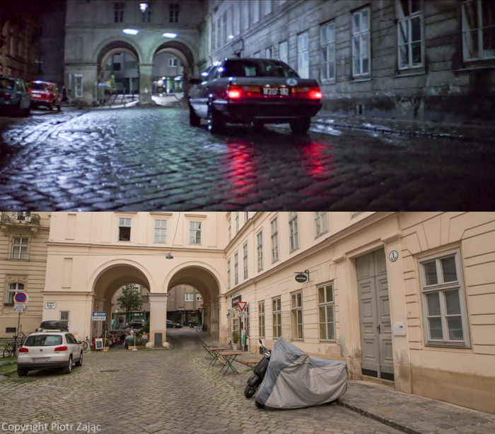 Traungasse in Vienna, Austria.