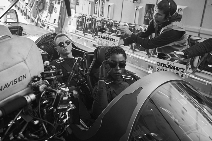 Daniel Craig and Lashana Lynch - photo by Nicola Dove