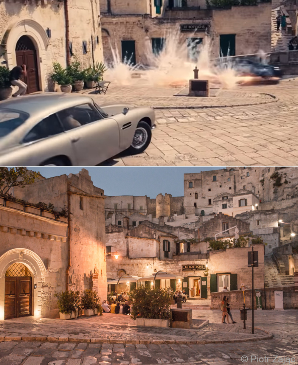 Via D'Addozio in Sassi di Matera, Italy.