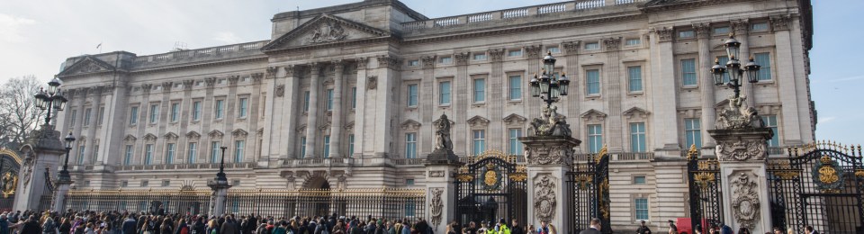 Buckingham Palace in London, UK