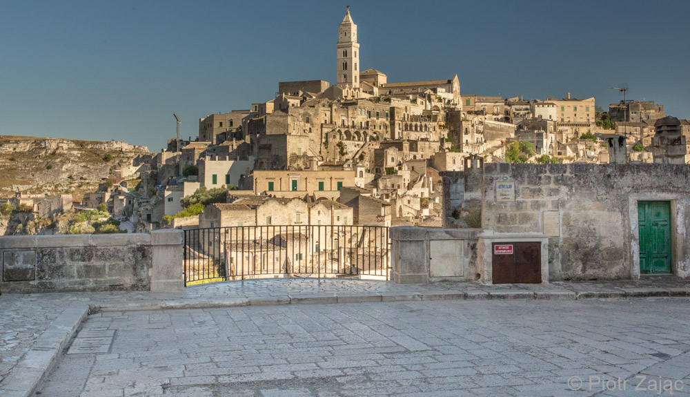 Viewpoint at Via D’Addozio next to the Convent of Saint Agostino Sassi di Matera.