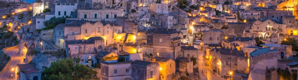 Sassi di Matera by night.