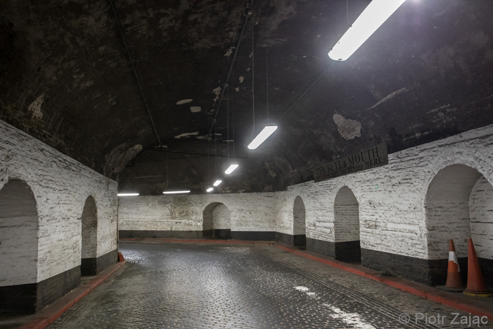 Smithfield Car Park in London, UK.