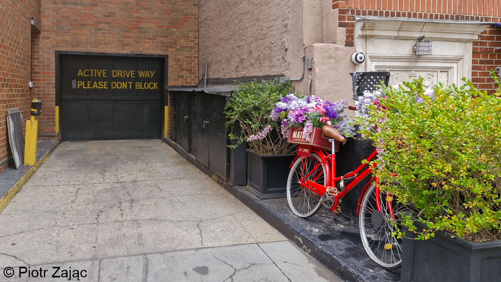 Entrance to the underground car park.